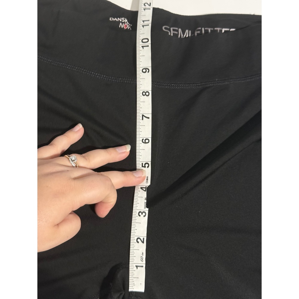 Danskin Now Womens Semi-Fitted Yoga Pants XL 16-18 Black Stretch Active Bootcut - Picture 10 of 11